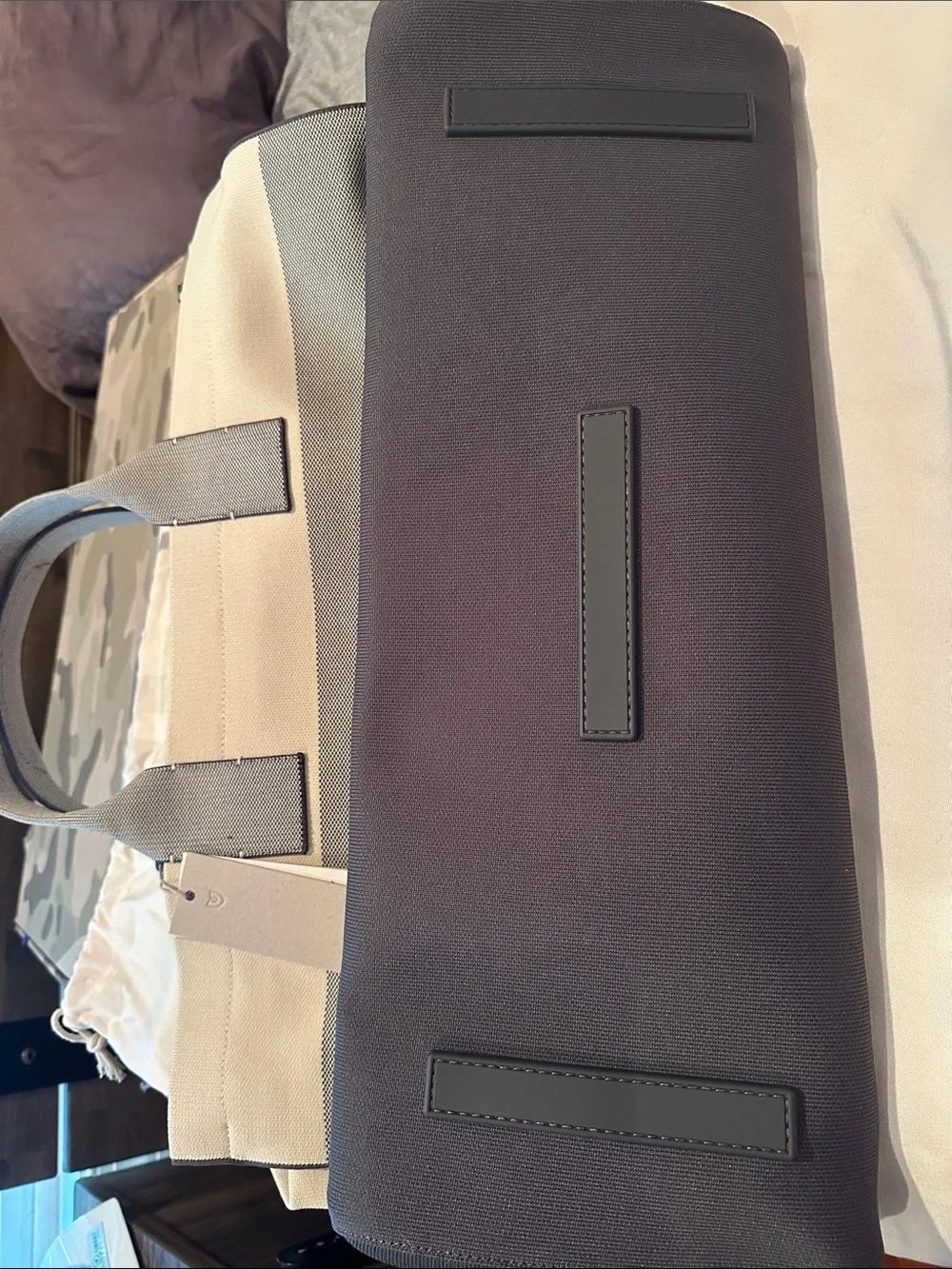 Rothy’s The Weekender Bag in Sand Stone NWT